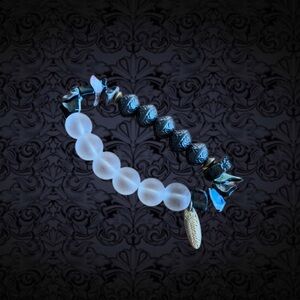 🖤2 for 10🖤 plunder beaded bracelet black and white